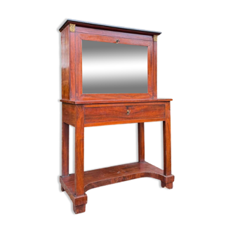 Bonheur Du Jour in Mahogany from the Empire Period, Early 19th Century