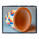 Ceramic vase decorated with modernist mosaic in trencadís style (Gaudí. Barcelona).