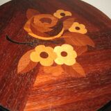 Former sellette 1900 marquetry