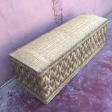 Banc en osier berbere