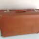 Light brown vintage suitcase
