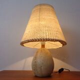 Italian Travertine Table Lamp, 1970s