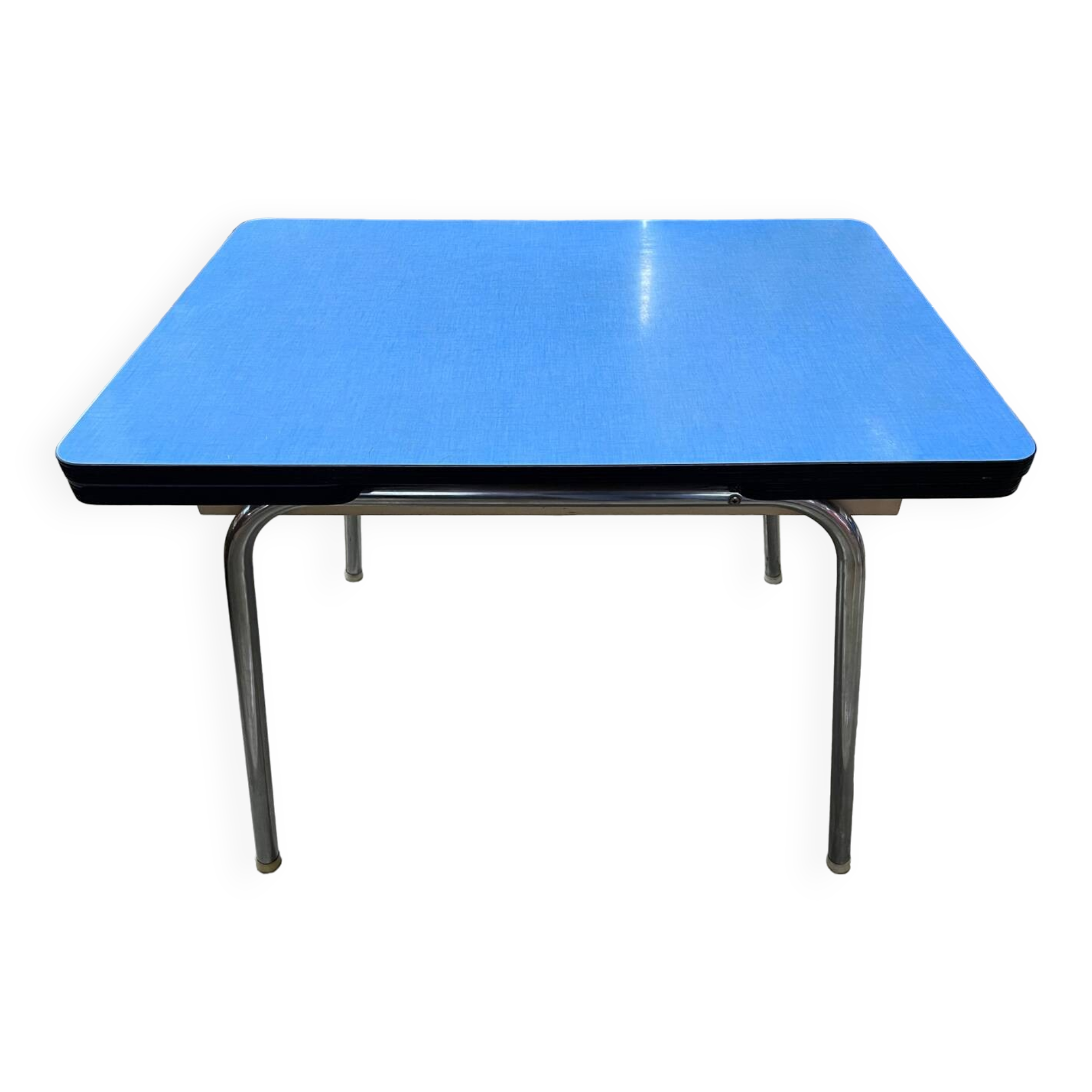 Vintage blue Formica table