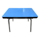 Table Formica bleu vintage