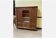 Antique Art Nouveau walnut bookcase