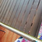 Wooden dessert table