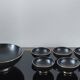 Vintage ceramic dessert or aperitif service