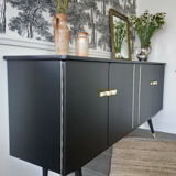 Black vintage sideboard