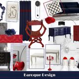 Fauteuil dagobert rouge