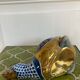 Brass duck and ceramic