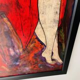 Oil Painting on Panel Large Format Signed Linda Le Kinf