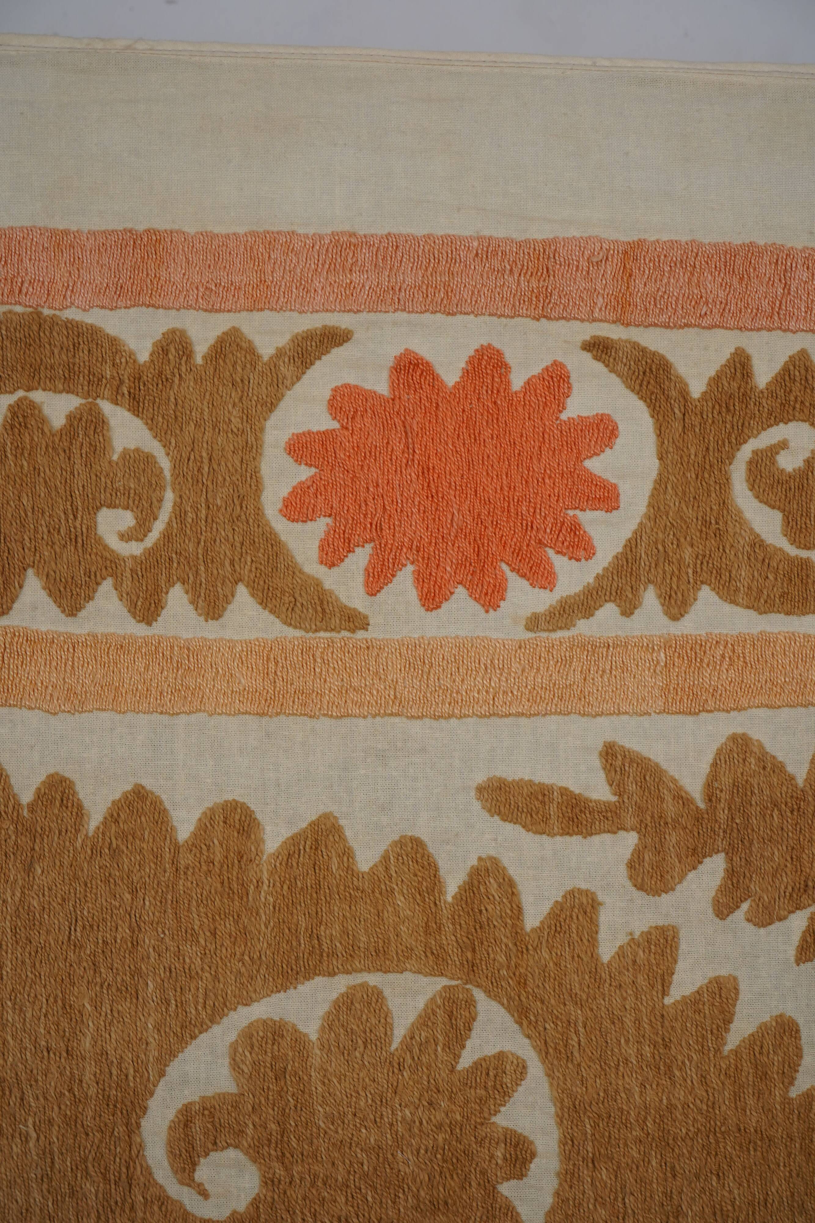Vintage Turkish hand-knotted rug 126x138 cm
