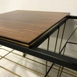 Table magazine rack vintage