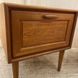 Scandinavian teak bedside table