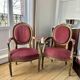 Pair of Louis XVI medallion armchairs