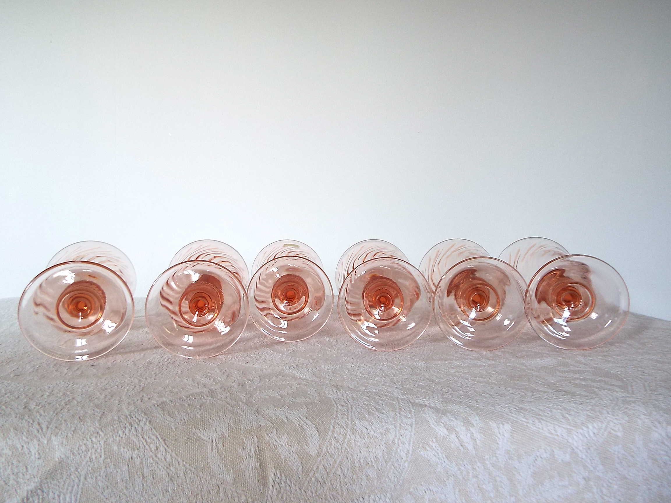 6 Rosaline water glasses