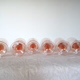 6 Rosaline water glasses