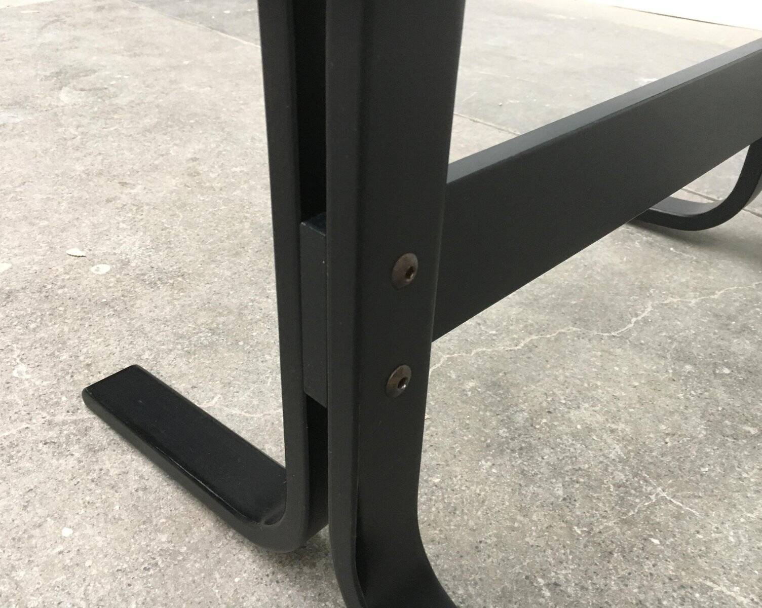 Mid-century Norwegian Siesta glass side table by Ingmar Relling for Westnofa.