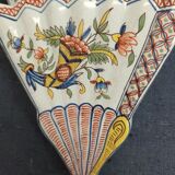 Earthenware wall bouquet vase