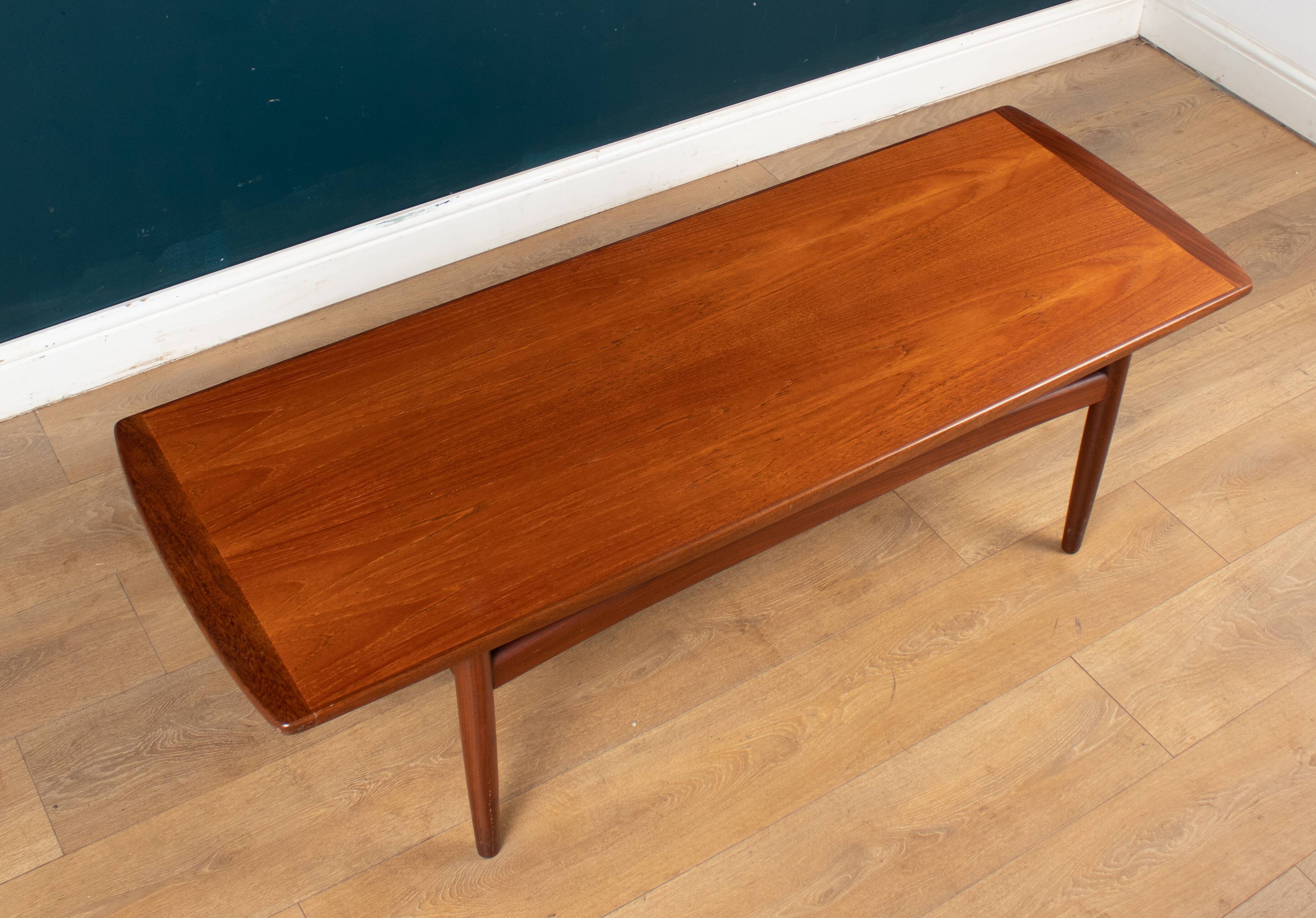 Retro teak 1960s G-Plan coffee table by Victor Wilkins