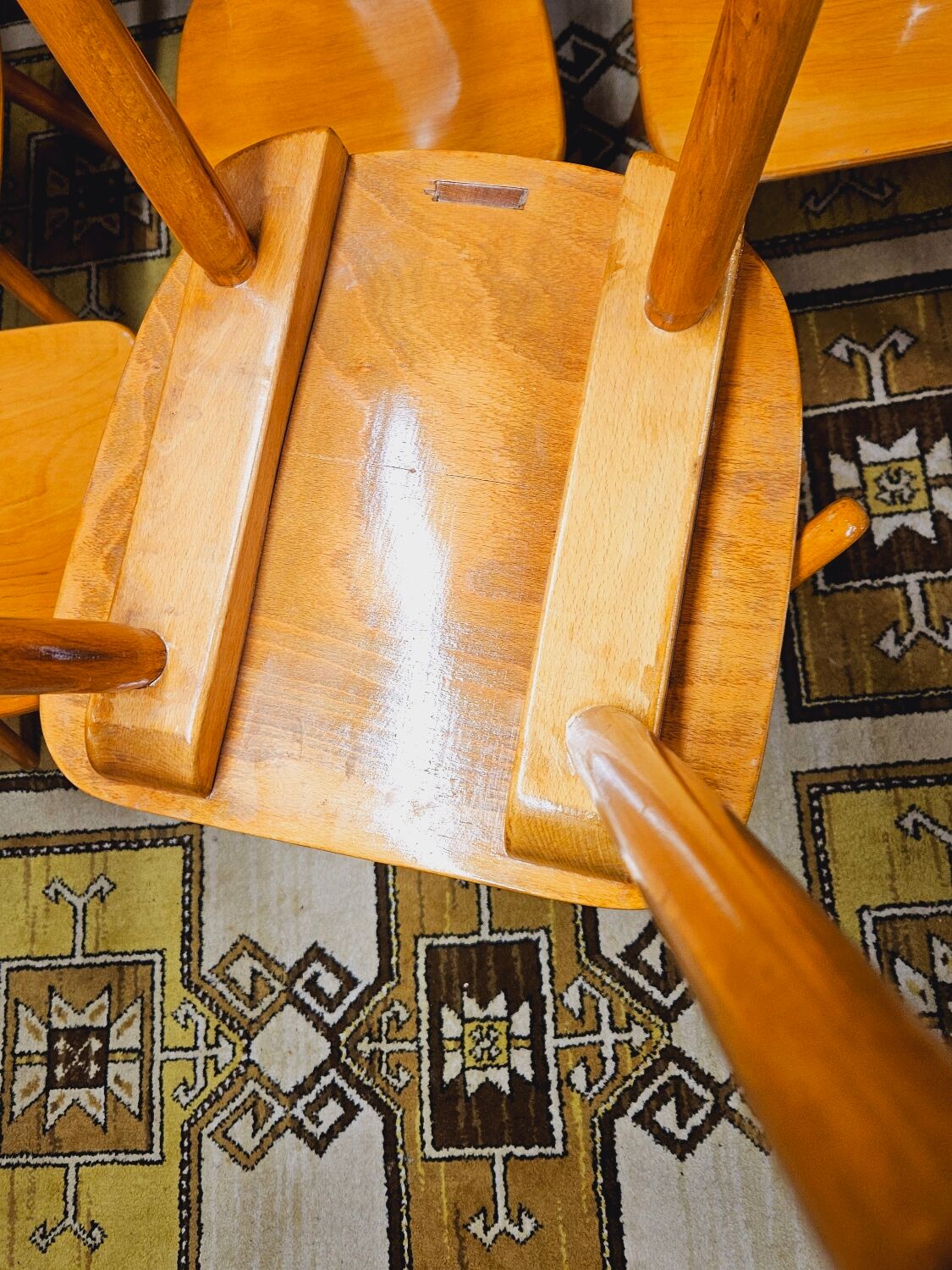 Set of 12 vintage bistro chairs