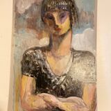 Portrait de femme signé Landauer