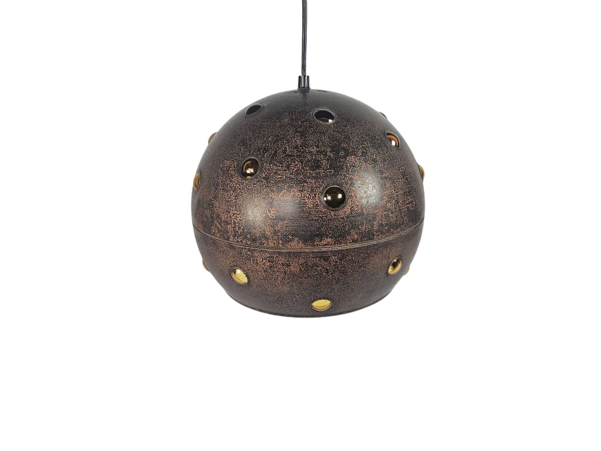 Raak Amsterdam - Nanny Still McKinney  - copper- hanging lamp - 60's