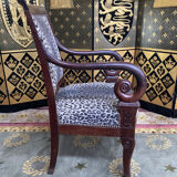 2 armchairs restoration with stock
