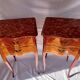 Pair of French Rosewood Nightstands, Marble Top Nighstands, Marquetry Bedsi