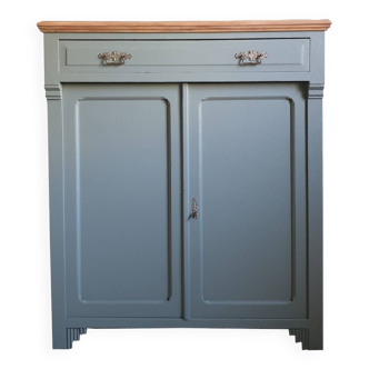 Large gray green Parisian sideboard