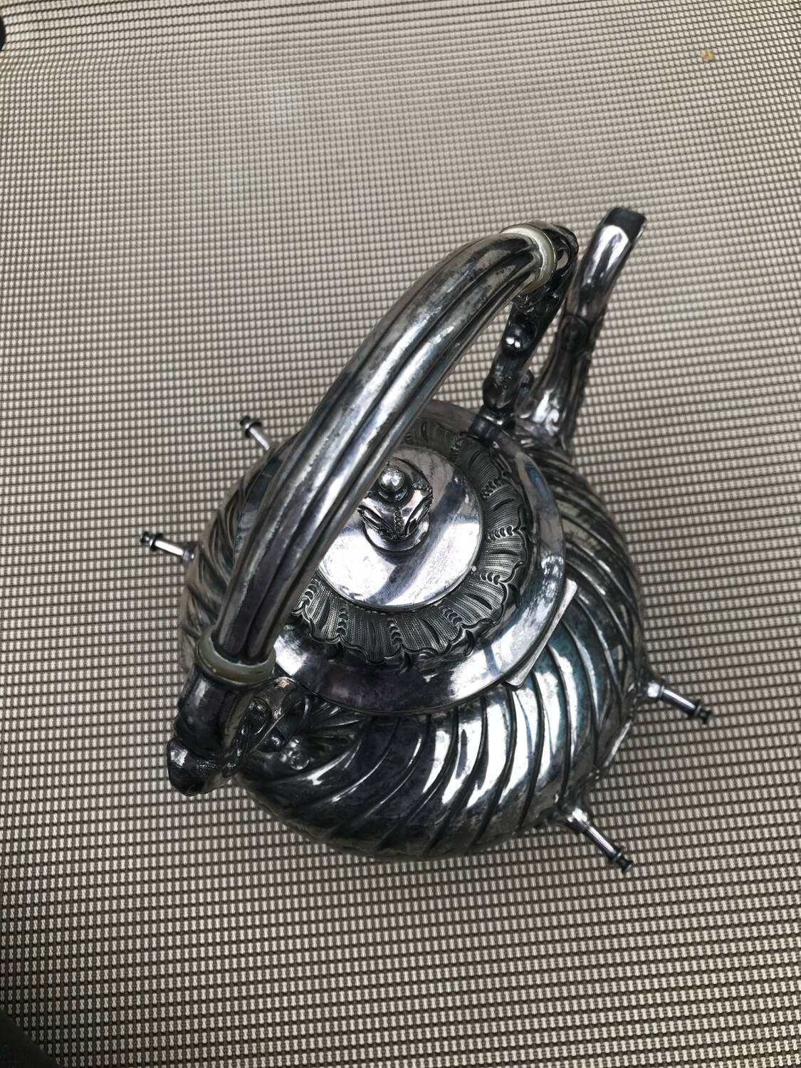 Vintage hallmarked silver teapot coffee pot