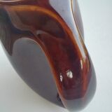 Organic Shape Brown Pitcher