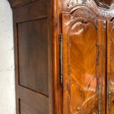 Louis XV cherrywood wardrobe, 19th century
