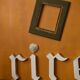 Letters old sign industrial zinc