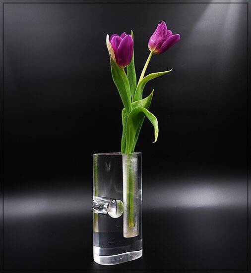 Vintage 1970s Lucite Soliflor Vase