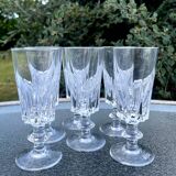 Set of 6 bayel crystal liqueur glasses