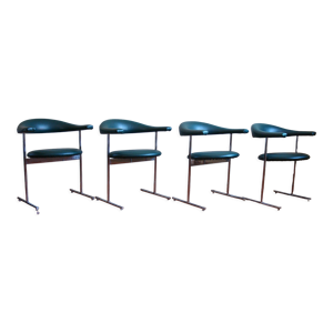 Fauteuils vert par Hans