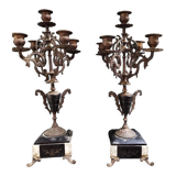 2 candelabras