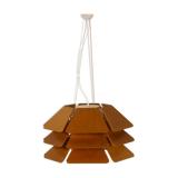 IMPRESSIVE DANISH MODEL 838 PENDANT LAMP BY P&P LJUS AB, 1970s