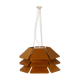 IMPRESSIVE DANISH MODEL 838 PENDANT LAMP BY P&P LJUS AB, 1970s