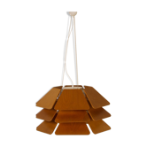 IMPRESSIONNANTE LAMPE À SUSPENSION DANOISE MODÈLE 838 PAR P&P LJUS AB, ANNÉES 1970