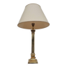 Lampe néoclassique style empire à colonne en laiton
