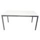 Vintage 1990s table with detachable grooved legs