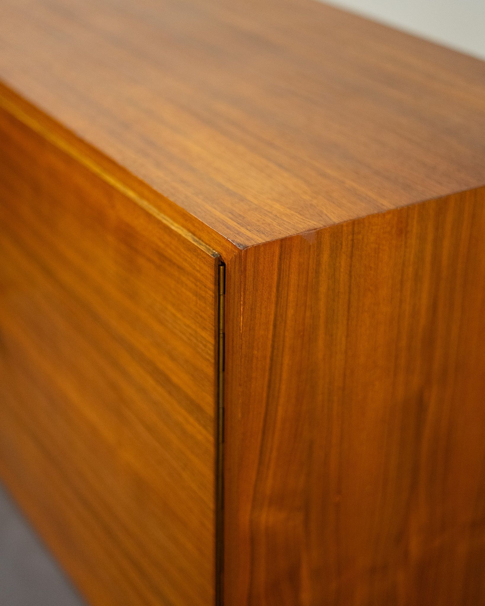 Compact mid-century teak sideboard