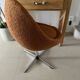 Fauteuil œuf pivotant vintage année 70
