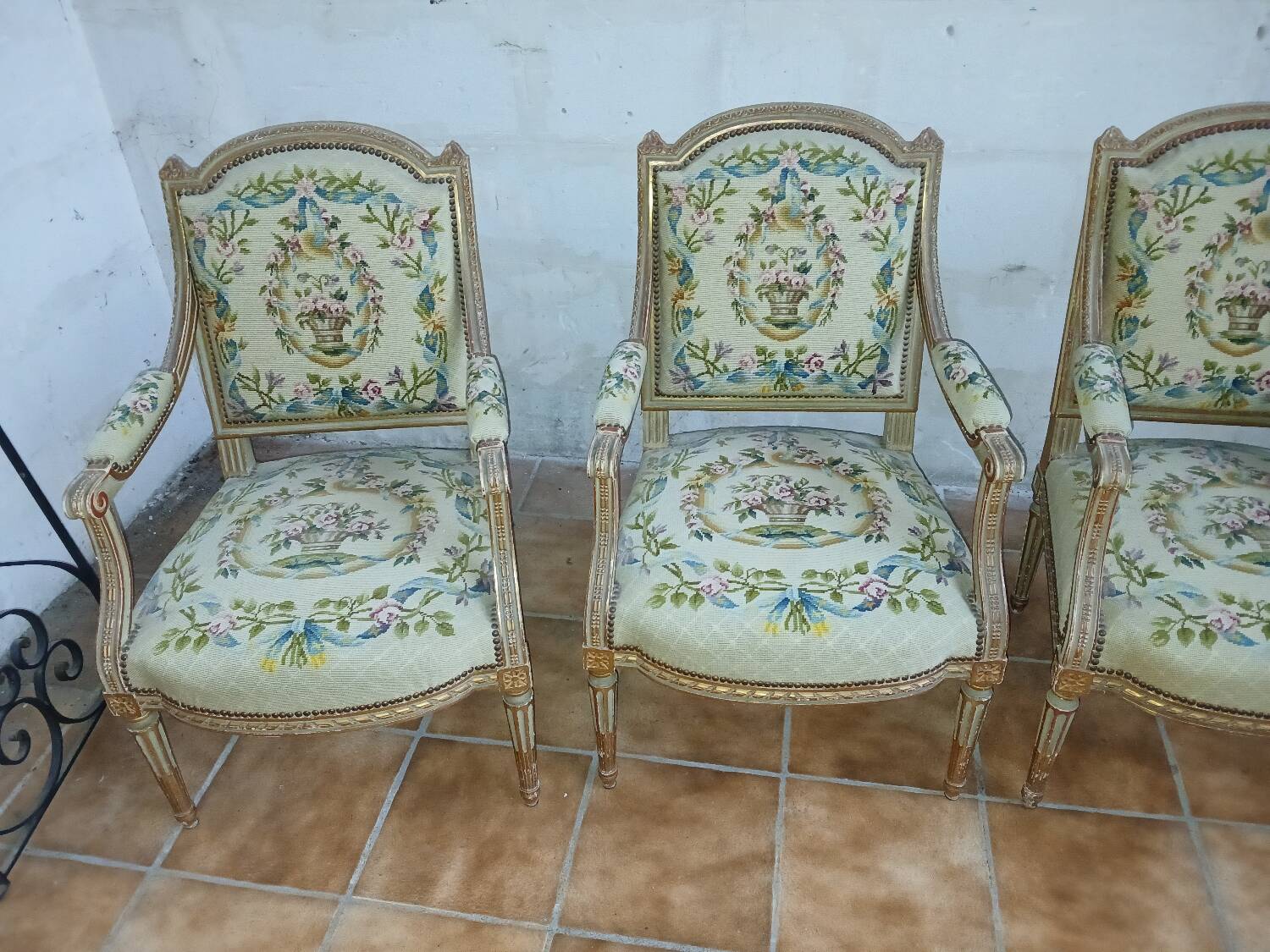 Louis XVI style salon