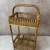 Rattan bottle holder