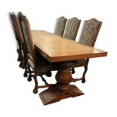 Table monastère avec ses 6 chaises