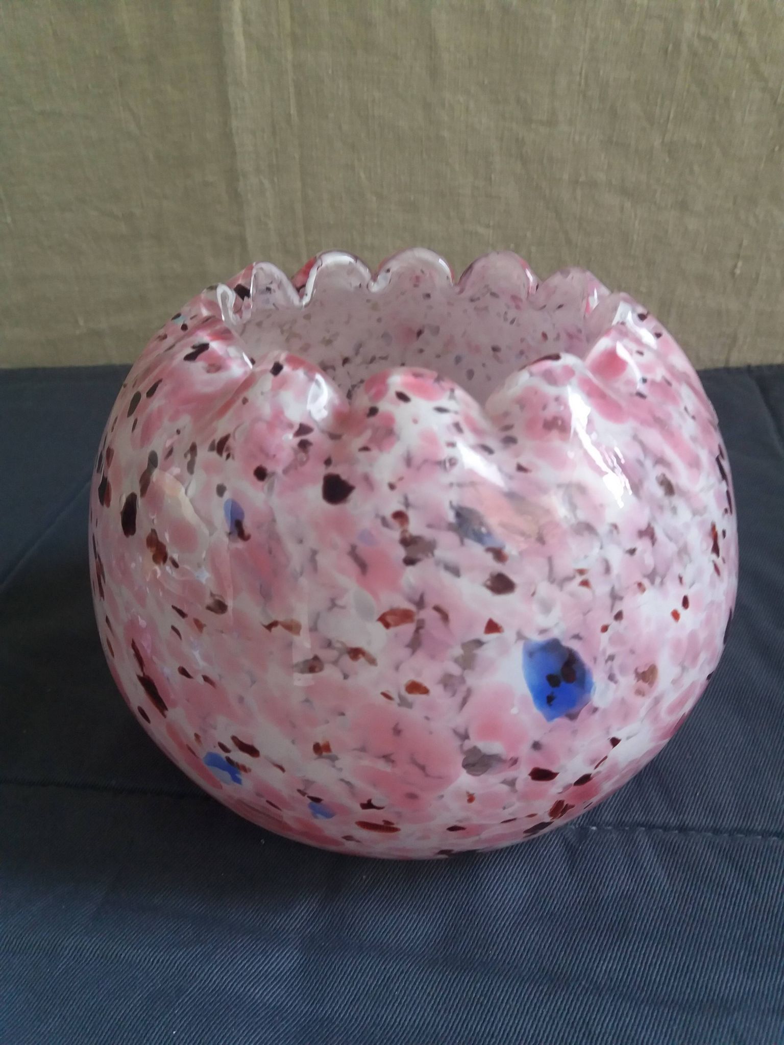 Vase en verrerie de clichy