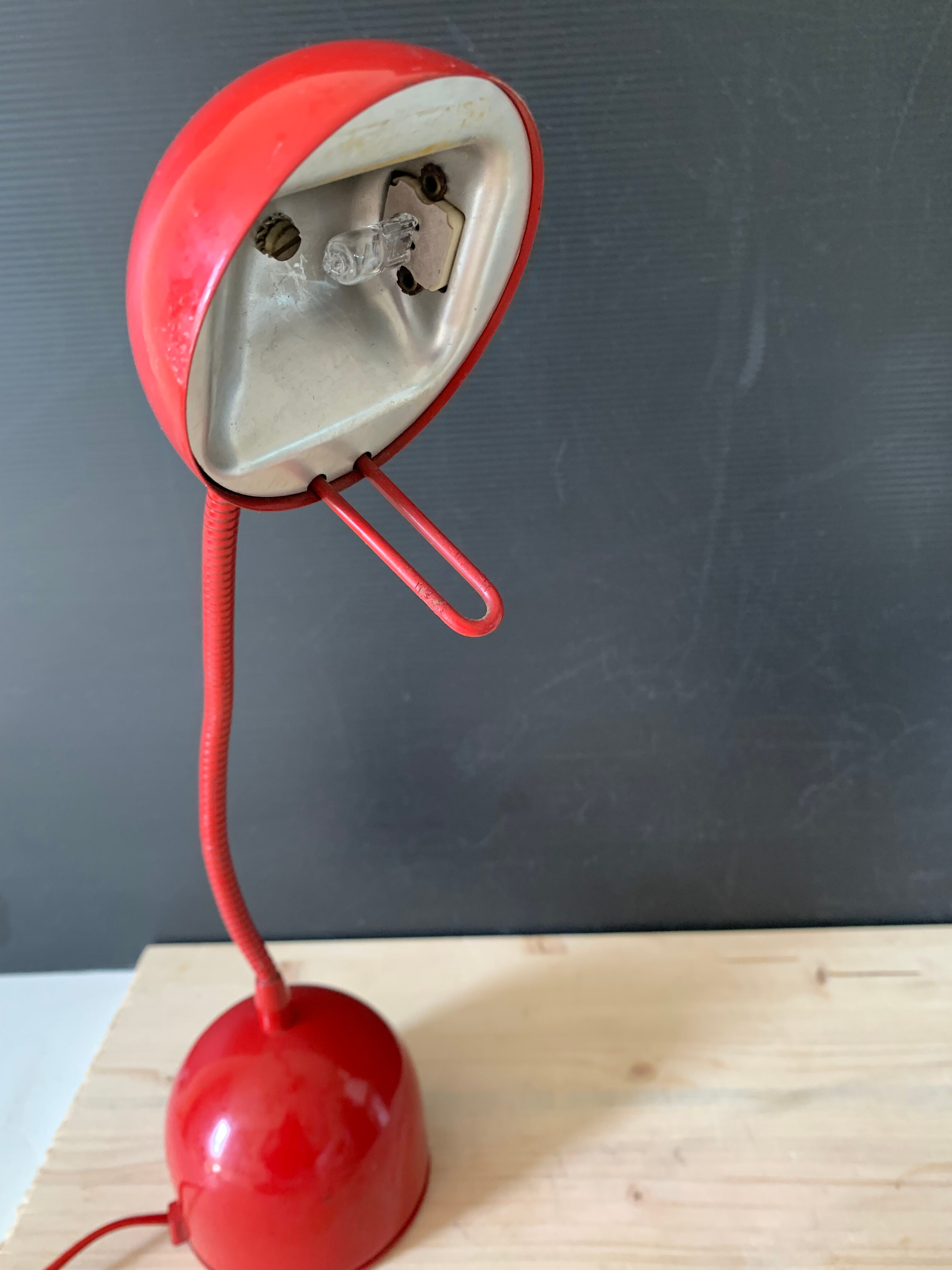 Vintage red lamp